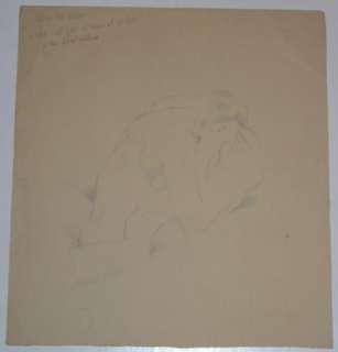 MARIETTE LYDIS ORIGINAL DRAWING FROM CANTIQUE CANTIQUES  