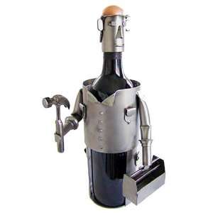  Carpenter Wine Bottle Holder or Caddy from H & K Steel 
