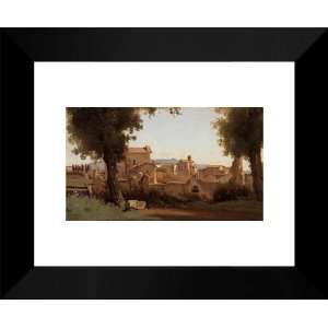  Rome  View from the Farnese Gardens, Morning 15x18 FRAMED 