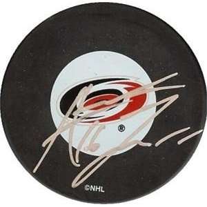 Andrew Ladd Autographed/Hand Signed Hockey Puck (Carolina Hurricanes)