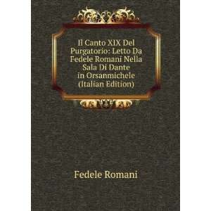   Sala Di Dante in Orsanmichele (Italian Edition) Fedele Romani Books
