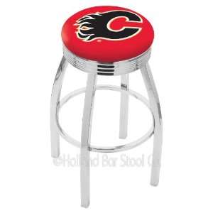    Calgary Flames NHL Hockey L8C3C Bar Stool