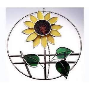 Studio One Art Glass Sunflower Ring 