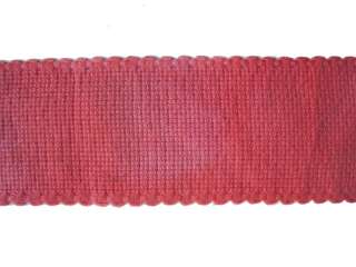 Pink, Hand dyed Aida Band for Cross Stitch, YARD  