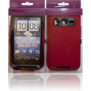 ROBOT BOX RED CASE FOR HTC INSPIRE 4G Cell Phones 