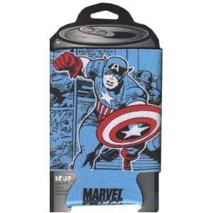  Captain America Retro Comic Wrap Huggie Can Holder 