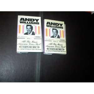ANDY WILLIAMSAll the Music America Loves Best 2 Pack Cassettes 