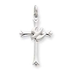   Designer Jewelry Gift Sterling Silver Holy Spirit Cross Charm Jewelry