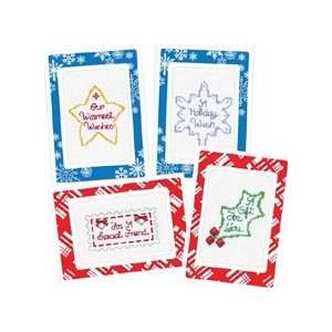  Warm Wishes Greeting Cards Counted Cross Stitch Kit Arts 