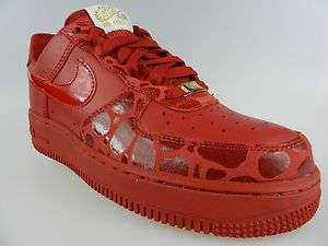 NIKE AIR FORCE 1 07 VALENTINES NEW Womens Red Shoes Size 9 