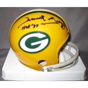  Autographed Forrest Gregg Mini Helmet   2 Bar Sports 