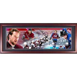  Peter Forsberg Colorado Avalanche Framed Autographed 