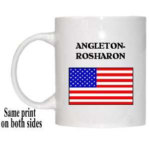  US Flag   Angleton Rosharon, Texas (TX) Mug Everything 