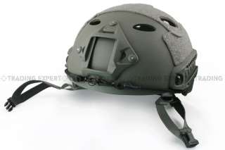 Fast Helmet Grey Base Jump style Airsoft 01860  