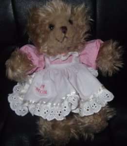 Brittany Jr. RUSS Teddy Bear I Love Mom Dress CUTE  