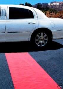 FabricMate HOLLYWOOD RED Aisle Runner 100 ft. X 38 in.  