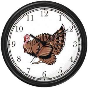  Turkey Bird Animal Wall Clock by WatchBuddy Timepieces 