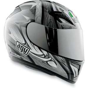  AGV T 2 Helmet , Color Black/Gunmetal, Size Md 