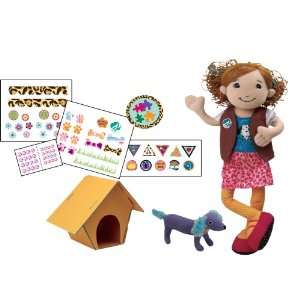   Groovy Poseable Doll & Dog House Craft Kit Activity Set Toys & Games