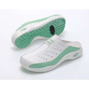  Oxypas Jade Slip on Nursing clog shoe, color Green, size 