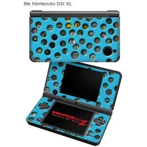  Nintendo DSi XL Skin   Punched Holes Blue by WraptorSkinz 
