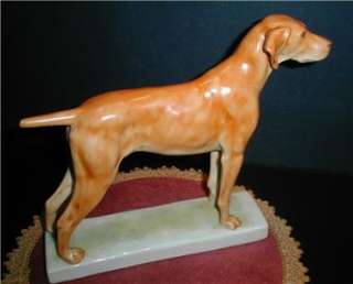 Herend Vizsla Dog Figurine  