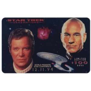   Star Trek $100. Star Conference (Captains & Enterprise) JUMBO PROOF