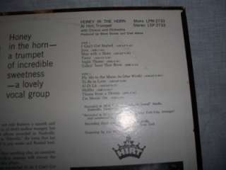 1963 Jazz Al Hirt Honey in the Horn LP Record Album  