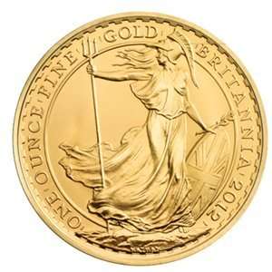  2012 1 oz Gold Britannia   25th Anniversary Beauty