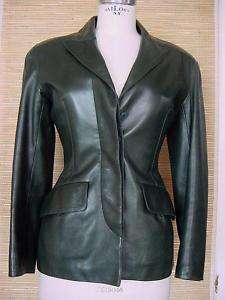 ALAIA Exquisite Leather Jacket AMAZING Colour sz38/6  