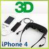 80 SCREEN VIRTUAL VIDEO 3D i GLASSES GOGGLE UNIVERSAL FOR IPHONE 4 