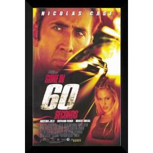  Gone in 60 Seconds FRAMED 27x40 Movie Poster