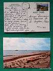 sandbridge beach va fishing boat view old 1973 postcard one