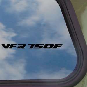  Honda Black Decal VFR 750f Car Truck Bumper Window Sticker 