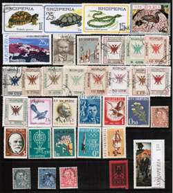 Albania, 100 different stamps collection  