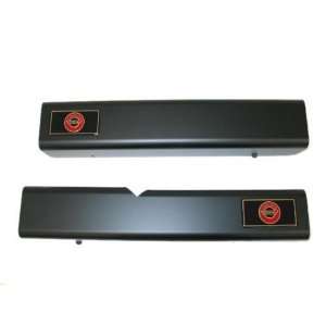  1988 1990 Corvette Sill Covers Black with Emblem 