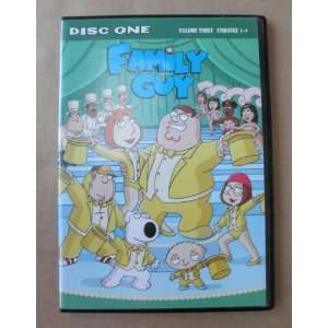  Family Guy Volume Three Disc One   Epsiodes 1 4   DVD 
