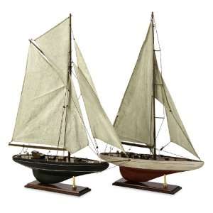  Antiqued Sailing Vessels