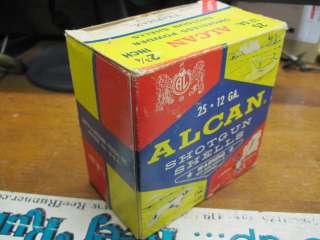 EMPTY vintage ALCAN TRAPMAX 12 GAUGE shotshell box SHELL SMITH 