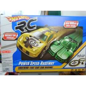  2010 Mattel Power Speed Raceway HO Slot Car Set Toys 