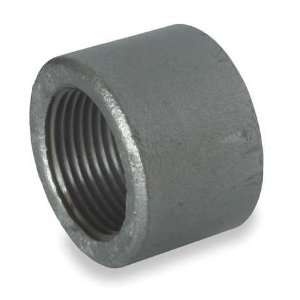 Forged Steel Black and Galvanized Pipe Fittings Cap,3/4 In,NPT,Galvani