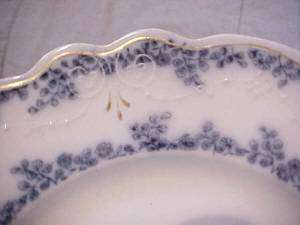 You are bidding on a FLOW BLUE SALAD PLATE in ALDINE pattern by 