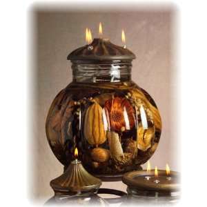  Large Centerpiece   Natural and Pods Oil Candle 