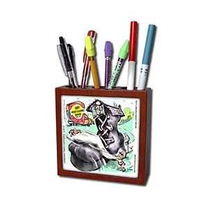   Cleaning Service   Tile Pen Holders 5 inch tile pen holder Office