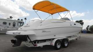 2002 CHAPARRAL SUNESTA 242 BIMINI LARGE PRIVATE TOILET ROOM/SINK VOLVO 