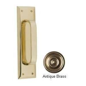   P5401 609 Quaker Antique Brass Pull Plate Door Plate
