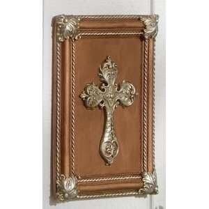   Brown Antique Style Religious Framed Wall Crosses 10