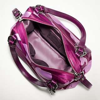 COACH Graphic Op Art ALEXANDRA Shoulder Bag 15530 PLUM  