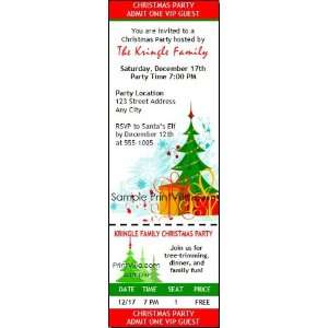  Tree Trimming Christmas Party Ticket