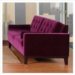  Bundle 17 Centennial Velvet Sofa in Purple